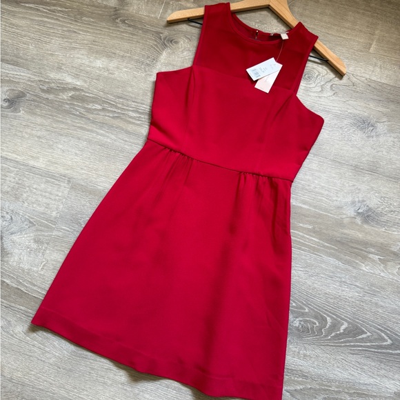 Banana Republic Vibrant Red Mini Dress-Size 6-NWT - Picture 5 of 13